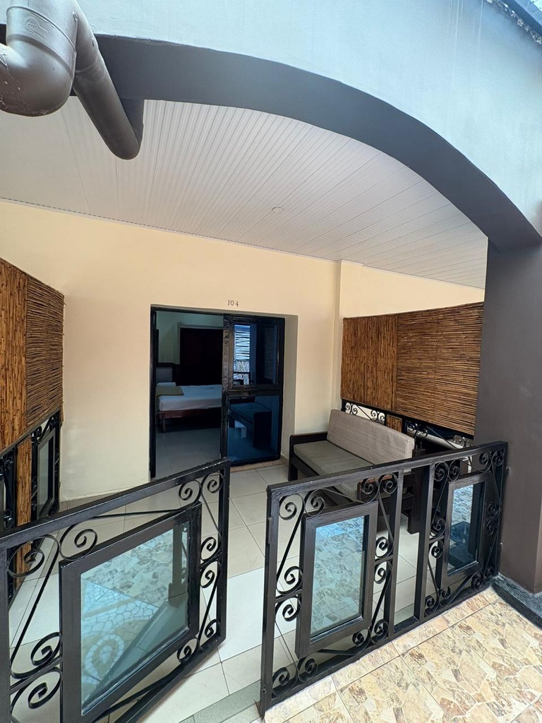 The landing at Mirton Hotel, Bujumbura